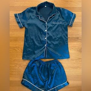 Two Satin Pajama Sets